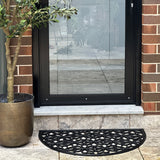 60x90 cm Perisa Decorative Half Round Rubber Doormat - Fab Habitat , Doormats, 
