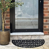 60x90 cm Perisa Decorative Half Round Rubber Doormat - Fab Habitat , Doormats, 