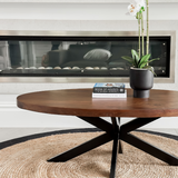 Phoenix Black Large Jute Round Floor Rug - Fab Habitat , Jute Rug, 