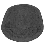 Phoenix Grey Oval Large Jute Rug - Fab Habitat , Jute Rug,