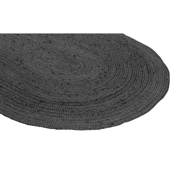 Phoenix Grey Oval Large Jute Rug - Fab Habitat , Jute Rug,