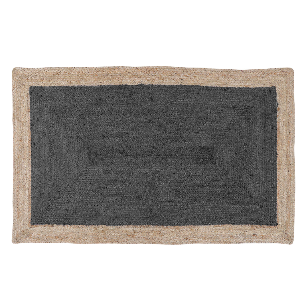 60 x 90 cm Phoenix Deep Grey Jute Door Mat - Fab Habitat , Doormats, 