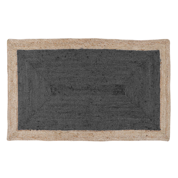 60 x 90 cm Phoenix Deep Grey Jute Door Mat - Fab Habitat , Doormats, 