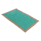 Phoenix Sea Green - Fab Habitat , Jute Rug, 