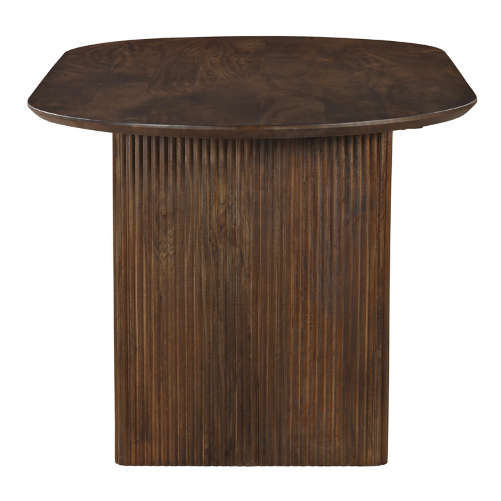 Purva Walnut Finish 190cm Dining Table - Fab Habitat , Kitchen & Dining Furniture, [product_size],
