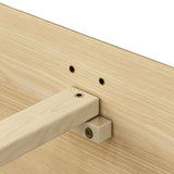 Raka Beige and Natural Queen Bed - Fab Habitat , Beds, 