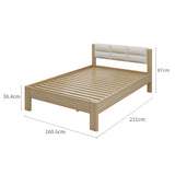 Raka Beige and Natural Queen Bed - Fab Habitat , Beds, 