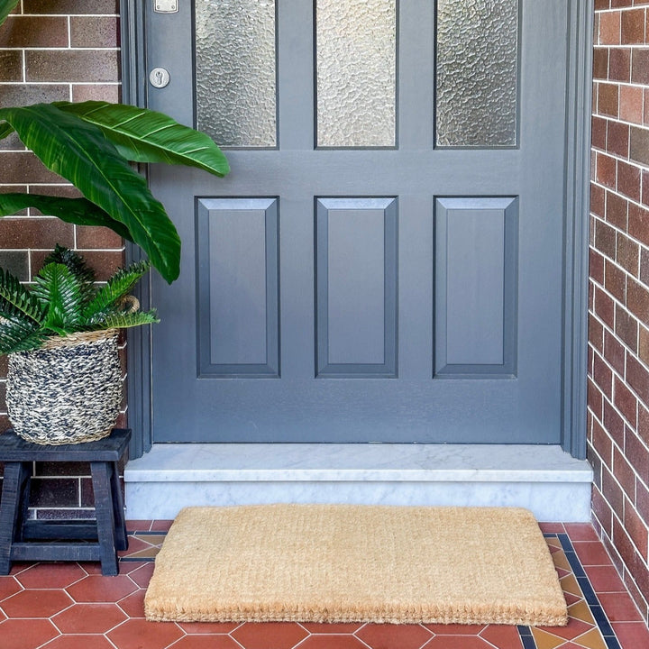 Regis Natural Long Coir Doormat - Fab Habitat , Doormats, 