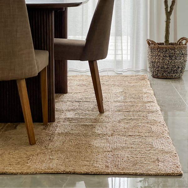 Rishra Premium Eco-friendly Large Jute Rug - Fab Habitat , Jute Rug, 