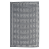 Ronda Grey Recycled Plastic Outdoor Large Rug - Fab Habitat , Recycled Plastic Rugs & Mats, 
