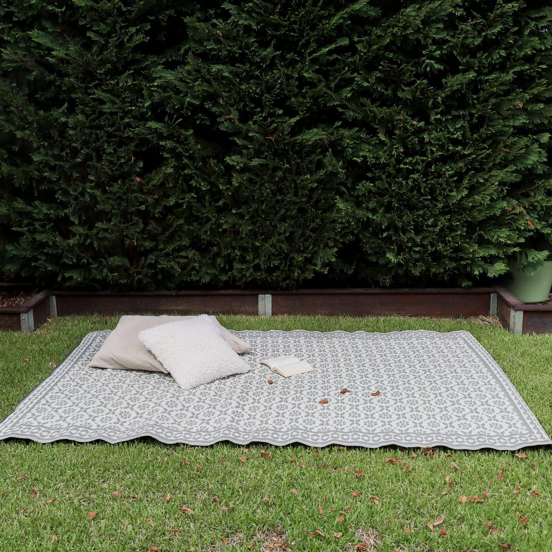 Ronda Grey rug 120x180cm living room carpet buy online in Australia