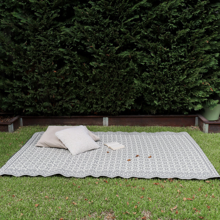 Ronda Grey rug 120x180cm living room carpet buy online in Australia