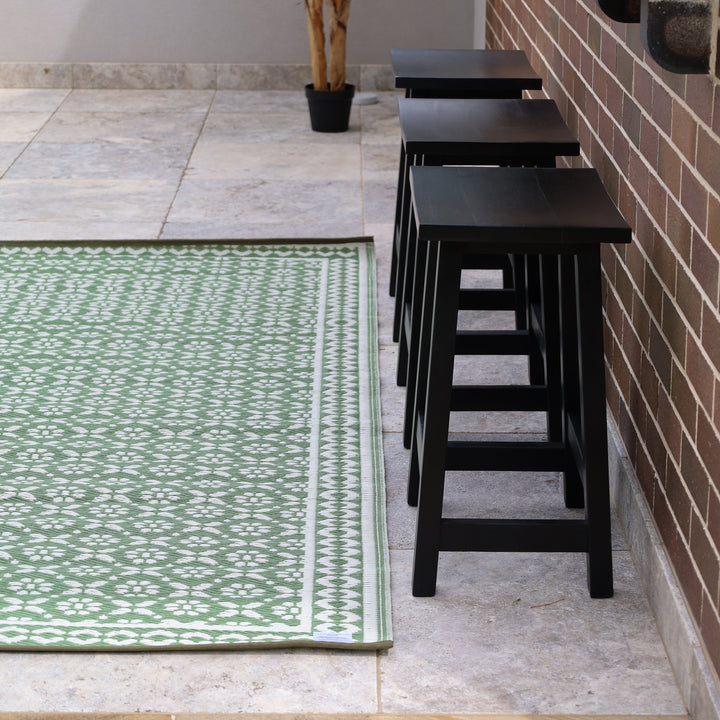 Ronda Sage Recycled Plastic Outdoor Large Rug