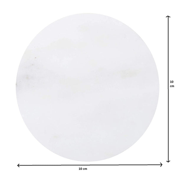 set of 4 Watson round marble coasters 10 cm – Stylish drinkware accessories Australia