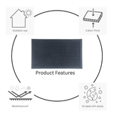 Rubber Pin Entry Mat 60x100 – Textured Rubber Doormat – Buy Online in Australia