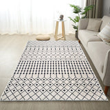 Skon Ivory Tribal Large Modern Soft Rug - Fab Habitat , Soft And Plush Turkish Rugs, 