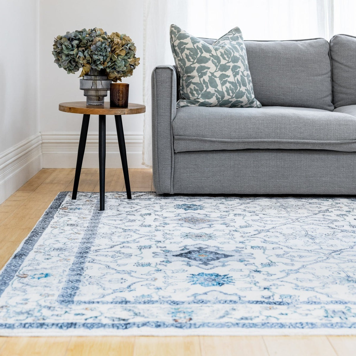 Susa Ivory Multicolour Traditional Distressed Rug - Fab Habitat , Soft And Plush Turkish Rugs, 