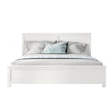 Safi White Queen Bed - Fab Habitat , Beds, 