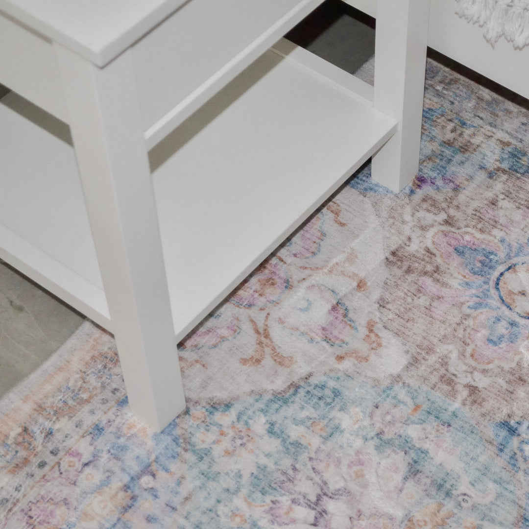 Safi White Bedside Table with 1 Drawer - Fab Habitat , Side Tables, [product_size],
