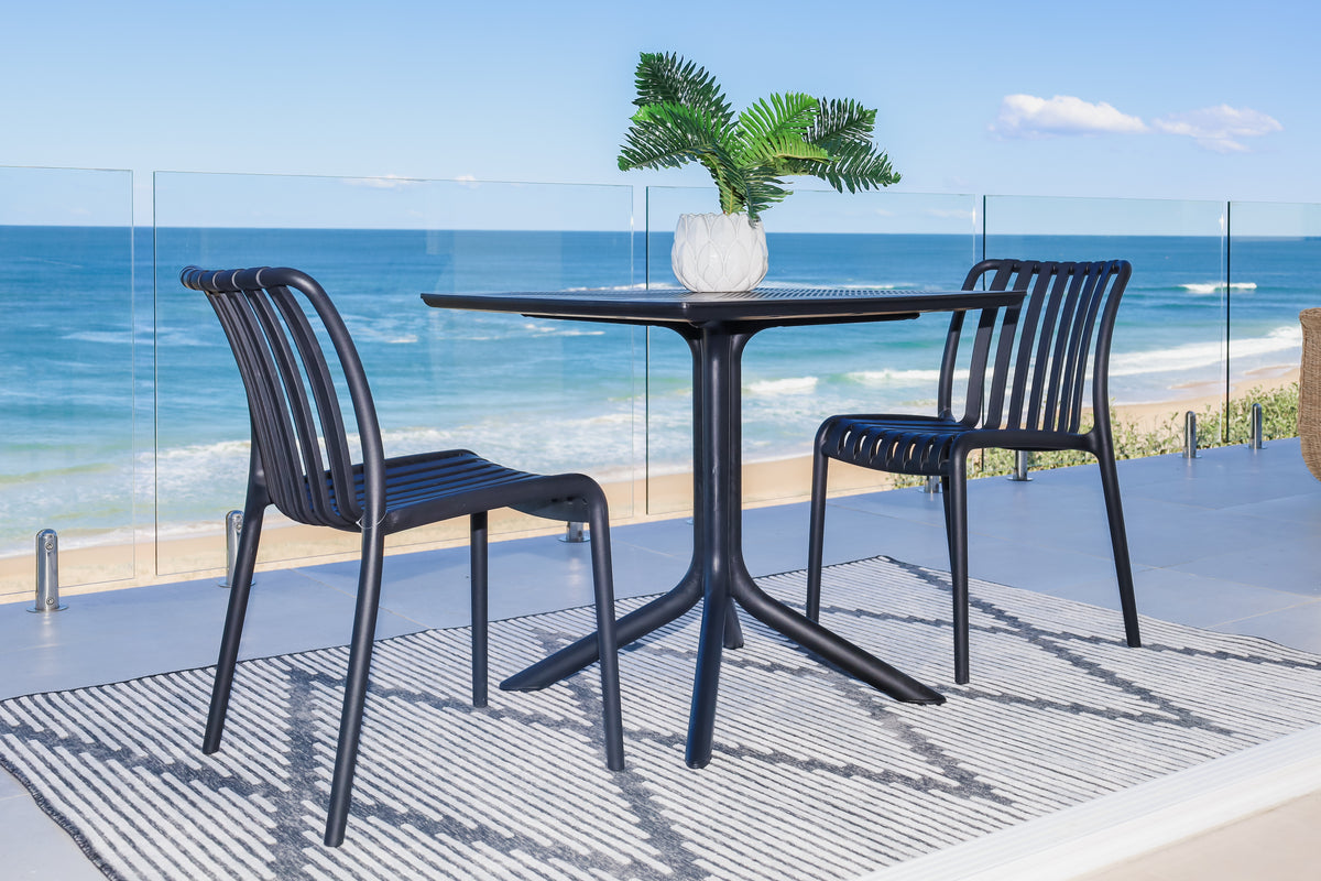 Santacruz Black Outdoor Table