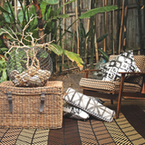 Seattle Chestnut and Walnut Brown African Large Outdoor Rug - Fab Habitat , Recycled Plastic Rugs & Mats, 