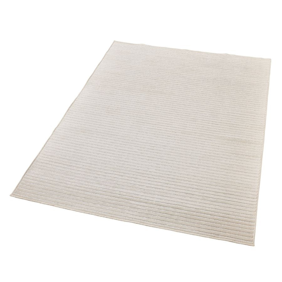 Seoul Grey Striped Indoor Outdoor Large Rug