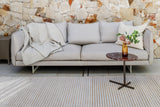 Seoul Beige Striped Indoor Outdoor Rug