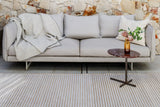 Seoul Beige Striped Indoor Outdoor Rug