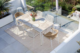 Seoul Beige Striped Indoor Outdoor Rug