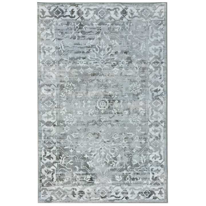 Shay Distressed Machine Washable Large Grey Indoor Rug - Fab Habitat , Rugs, [product_size],