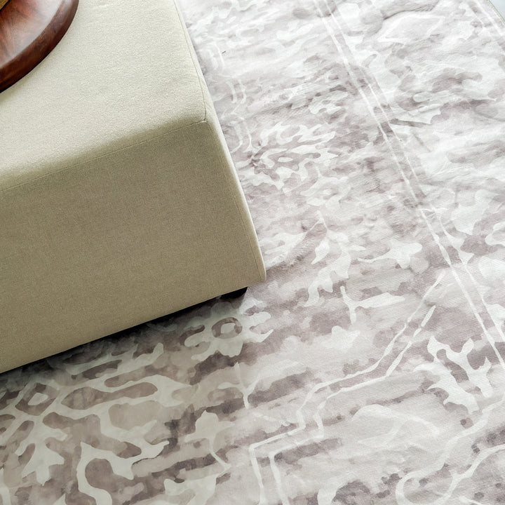 Celeste Beige Upholstered Ottoman - Fab Habitat , Benches, [product_size],