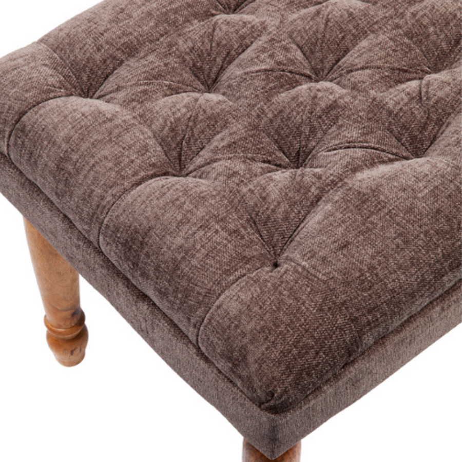 Stanley Grey Entryway Upholstered Cushioned Bench Seat - 125 Cm - Fab Habitat , Benches, 