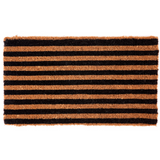 Straight Lines Black Striped Extra Long Coir Doormat - Fab Habitat , Doormats, 
