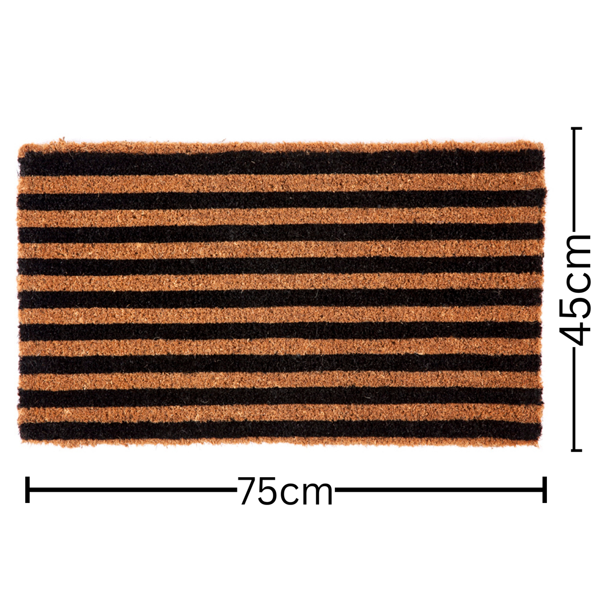 Straight Lines Coir Doormat 45x75cm – Patterned Welcome Mat – Buy Doormats Online in Australia