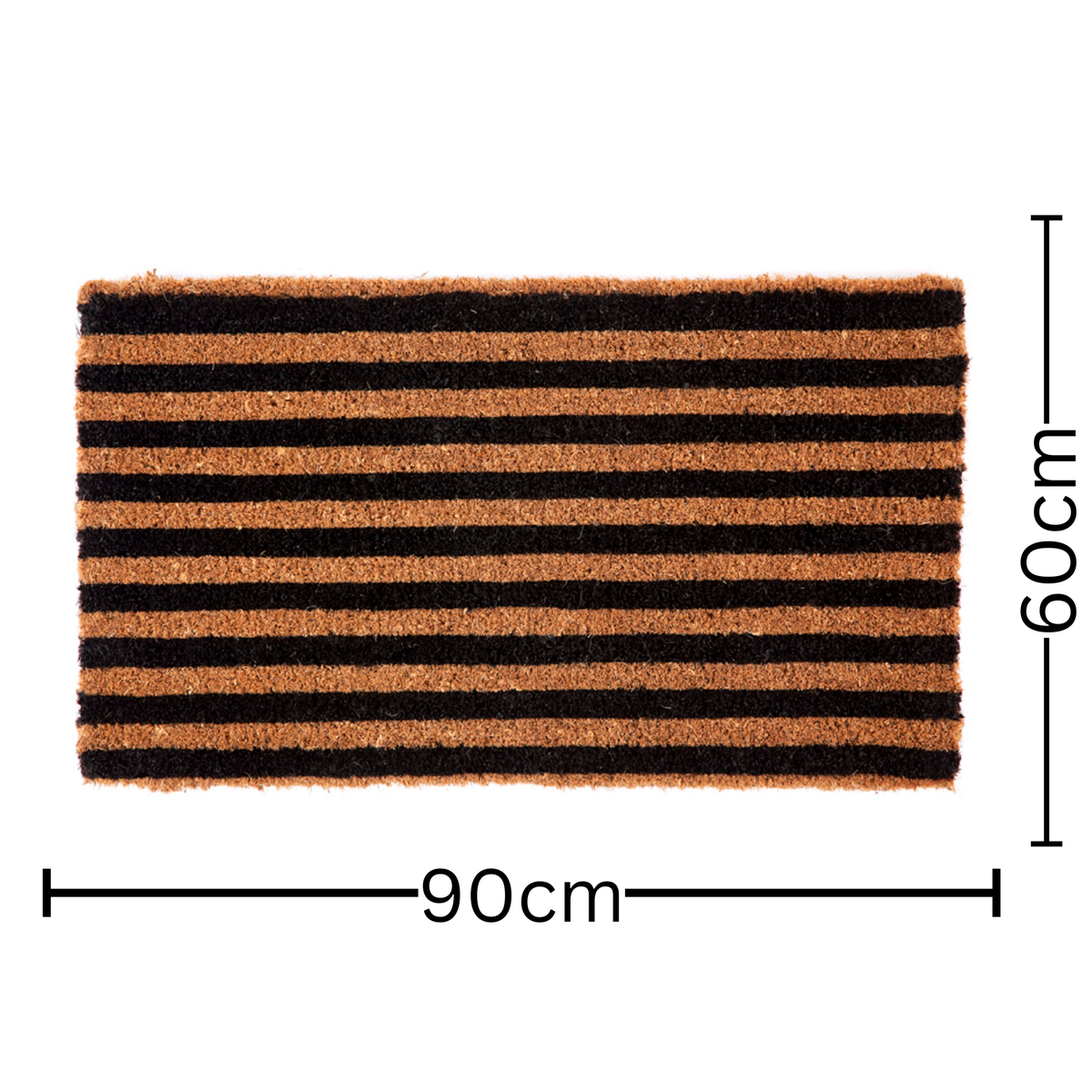 Straight Lines Coir Doormat 60x90cm – Rectangular Outdoor Mat – Buy Coir Doormats Online in Australia