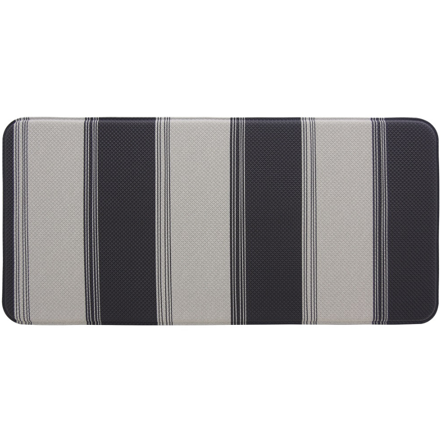 Stripe Deep Cavern Laundry & Kitchen Mat - Fab Habitat , Soft Padded Kitchen Mats, 