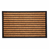Stripes Rubber Bordered Coir Doormat - Fab Habitat , Doormats, 