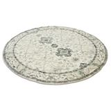 Susa Ivory Multicolour Traditional Large Round Rug - Fab Habitat , Soft And Plush Turkish Rugs, 
