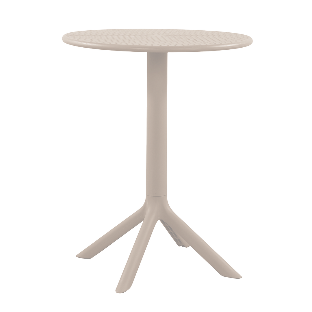 Olivia Light Grey Round Outdoor Table