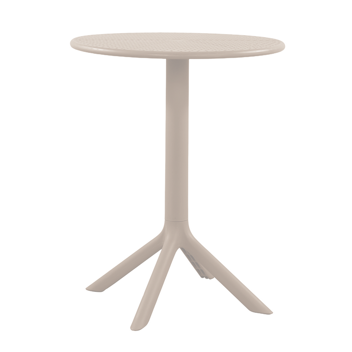 Olivia Light Grey Round Outdoor Table