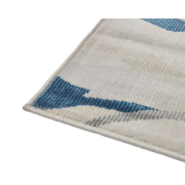 Tawang Navy and Cream Indoor Outdoor Large Rug