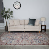 Modern Tejas machine washable rug for living room – beige with dark accents – 150x210 cm – buy online in Australia