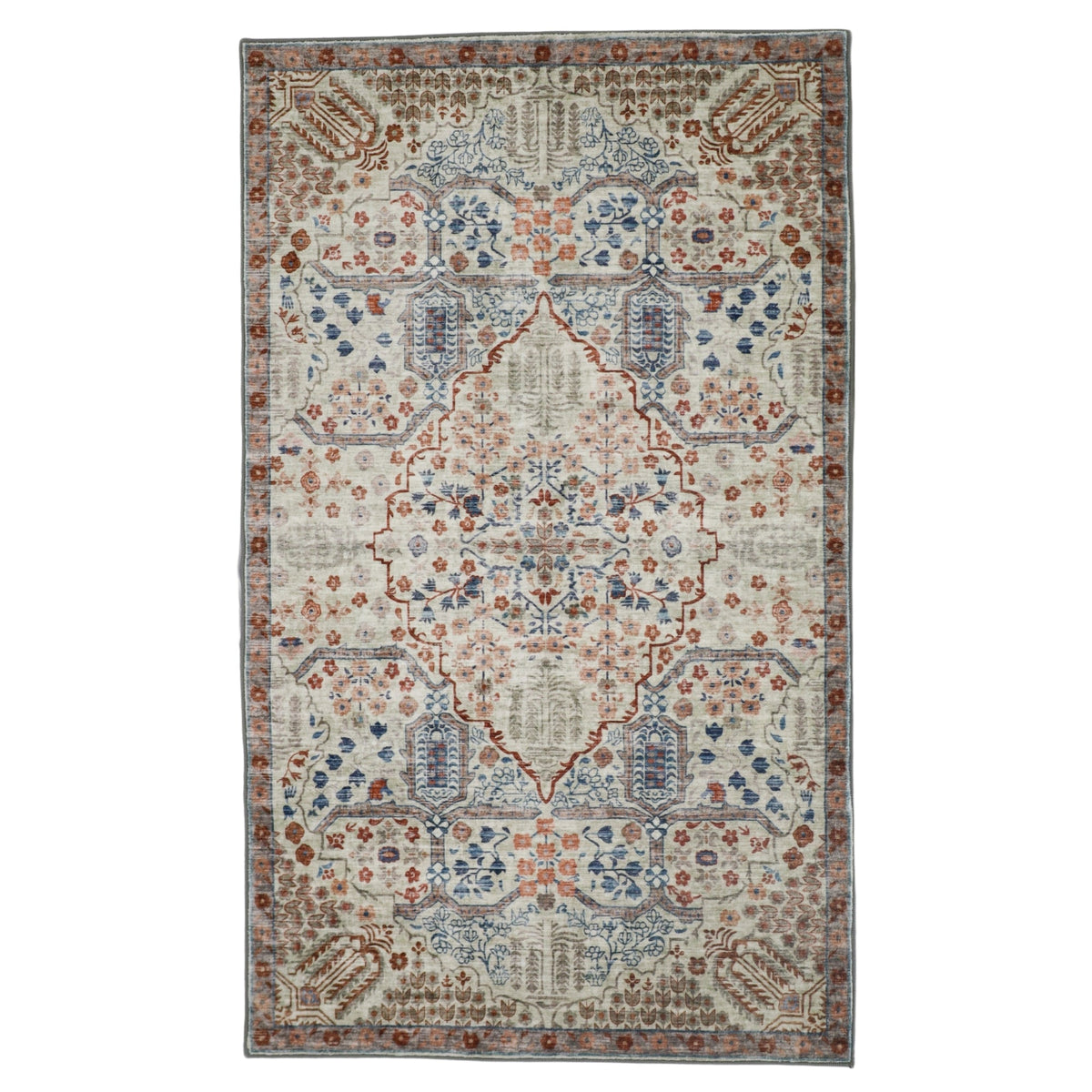 Tejas washable rug close-up – textured geometric lines – easy care – 150x210 cm – buy online in Australia