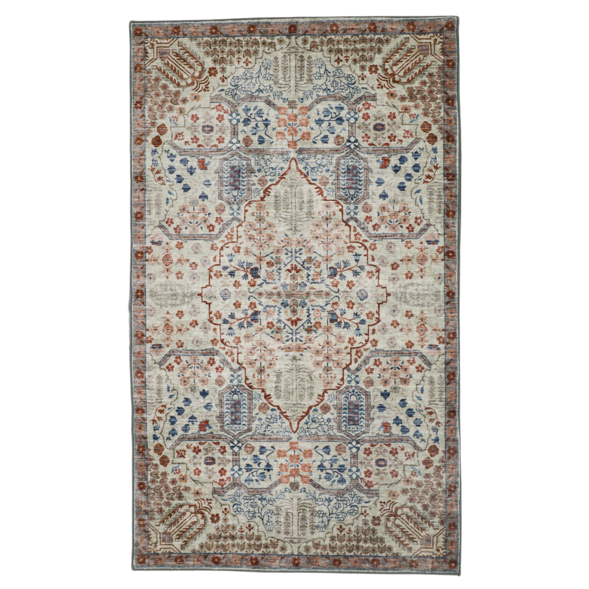 Tejas washable rug close-up – textured geometric lines – easy care – 150x210 cm – buy online in Australia