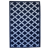 Toledo Modern Recycled Plastic Reversible Outdoor Rug - Fab Habitat , Recycled Plastic Rugs & Mats,