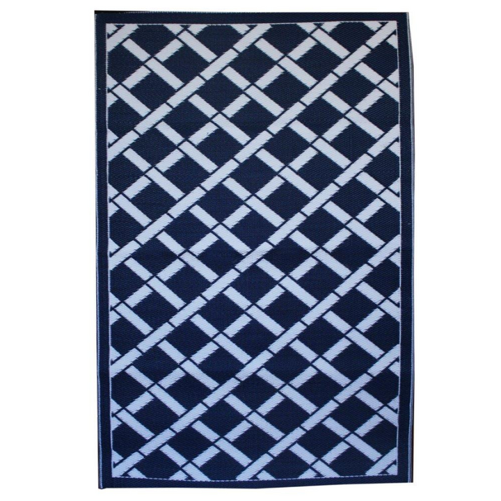 Toledo Modern Recycled Plastic Reversible Outdoor Rug - Fab Habitat , Recycled Plastic Rugs & Mats, [product_size],