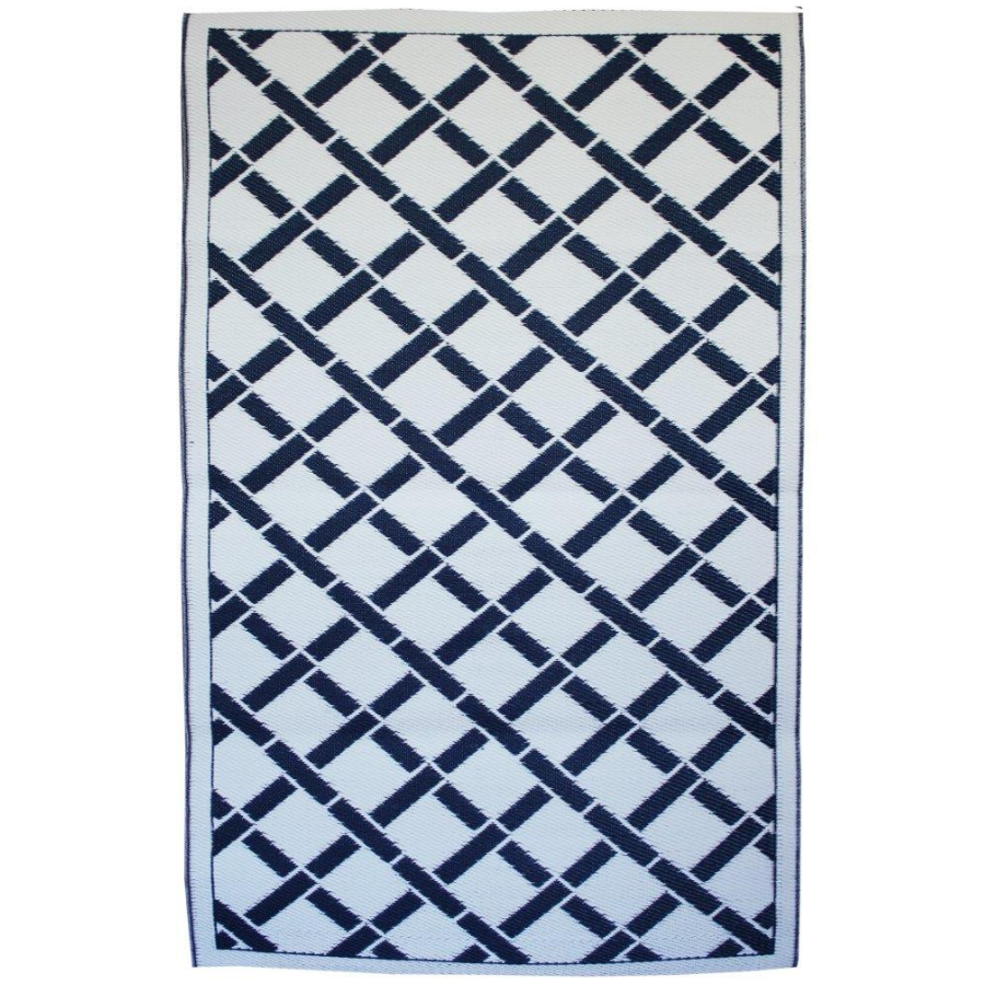 Toledo Modern Recycled Plastic Reversible Outdoor Rug - Fab Habitat , Recycled Plastic Rugs & Mats,
