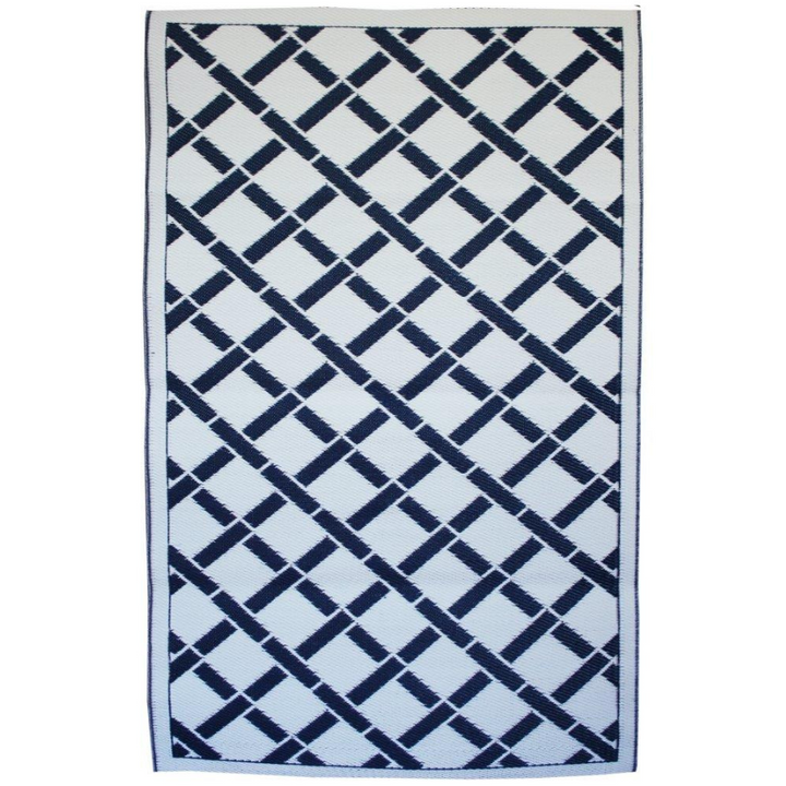Toledo Modern Recycled Plastic Reversible Outdoor Rug - Fab Habitat , Recycled Plastic Rugs & Mats, [product_size],