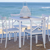 Trancoso White Restaurant Cafe Chair