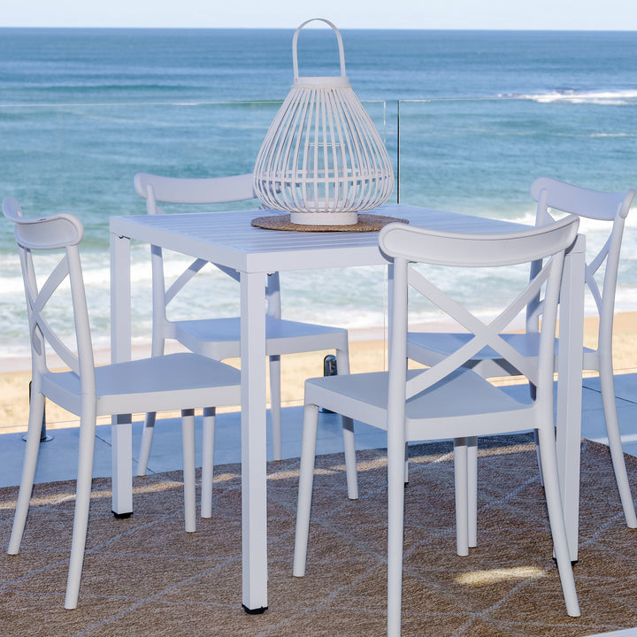 Trancoso White Restaurant Cafe Chair